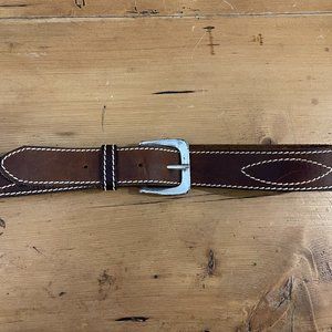 Vintage Honest by Brighton Western Leather Belt Sz 34